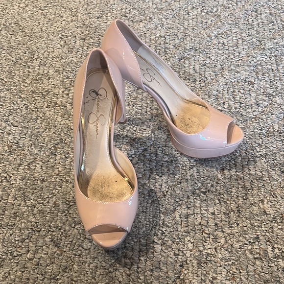 Tan Jessica Simpson Heels - Picture 2 of 2